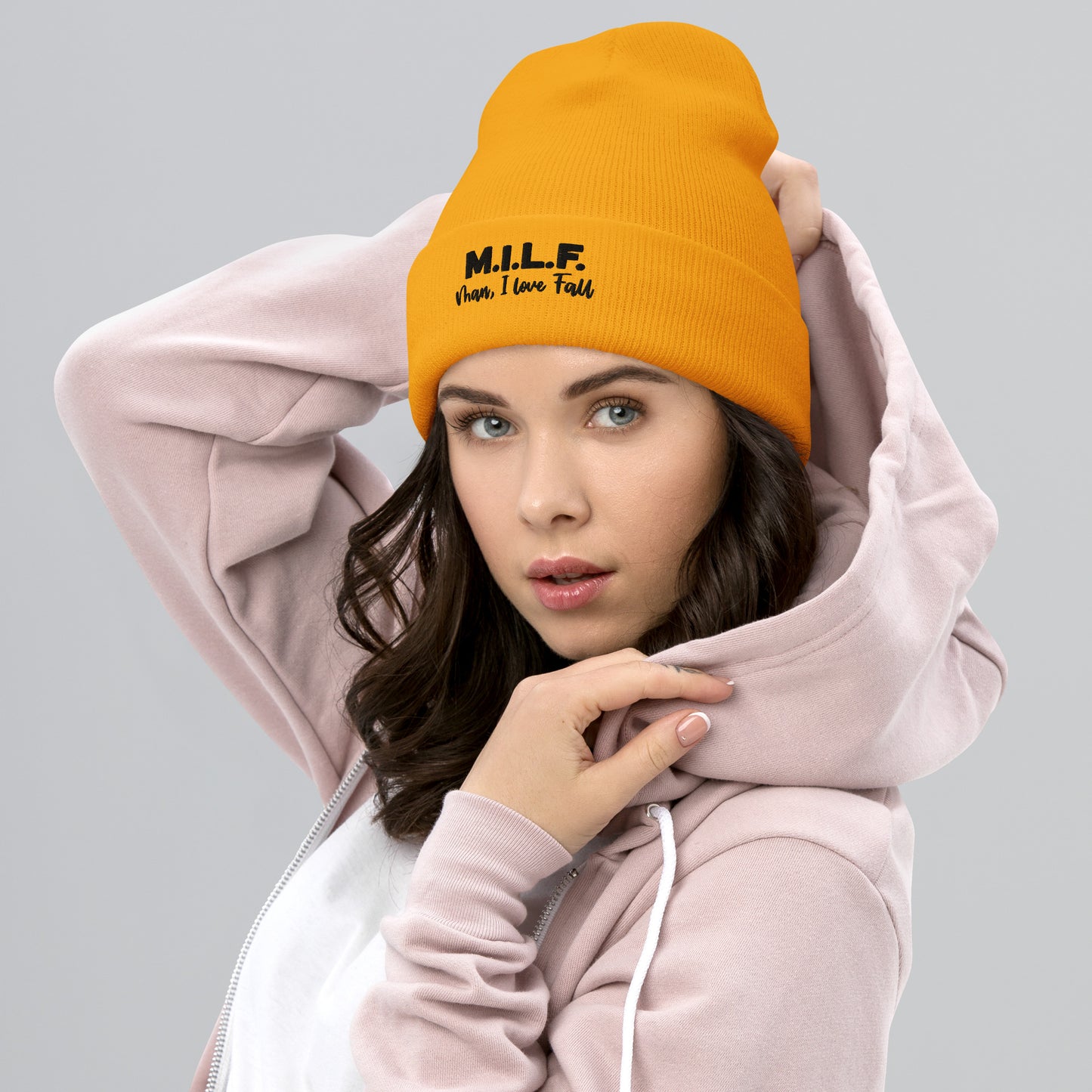 A MILF Cuffed Beanie