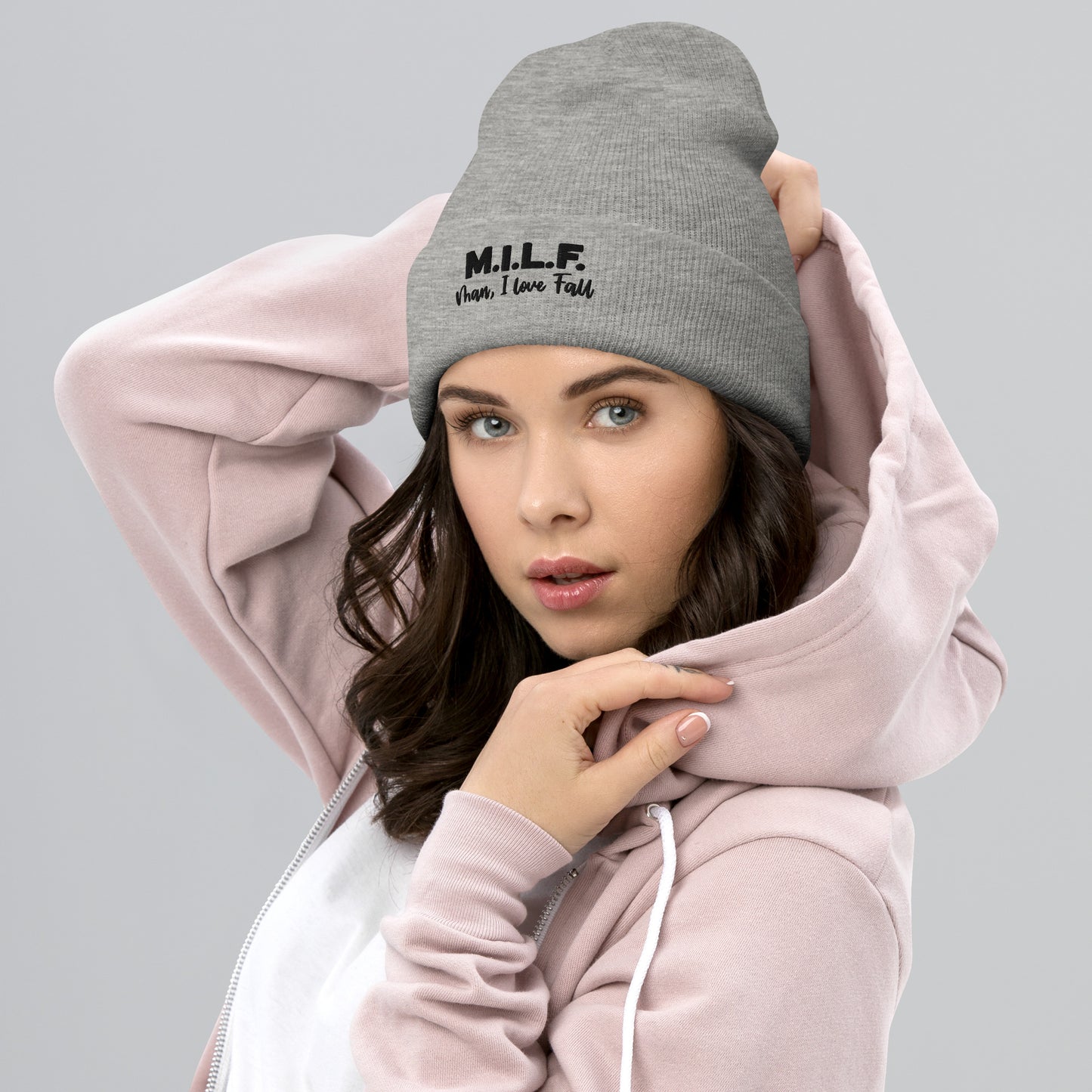 A MILF Cuffed Beanie