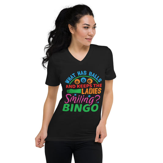 Bingo  Short Sleeve V-Neck T-Shirt