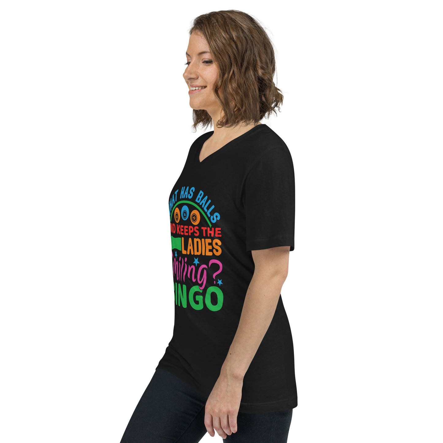 Bingo  Short Sleeve V-Neck T-Shirt