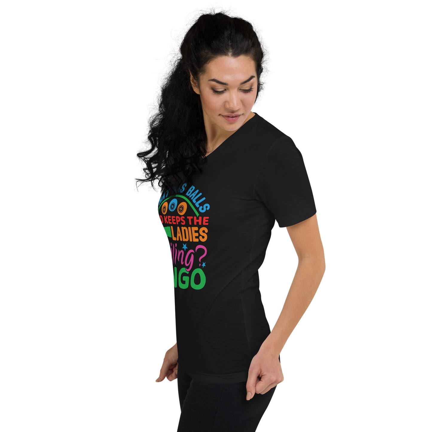 Bingo  Short Sleeve V-Neck T-Shirt