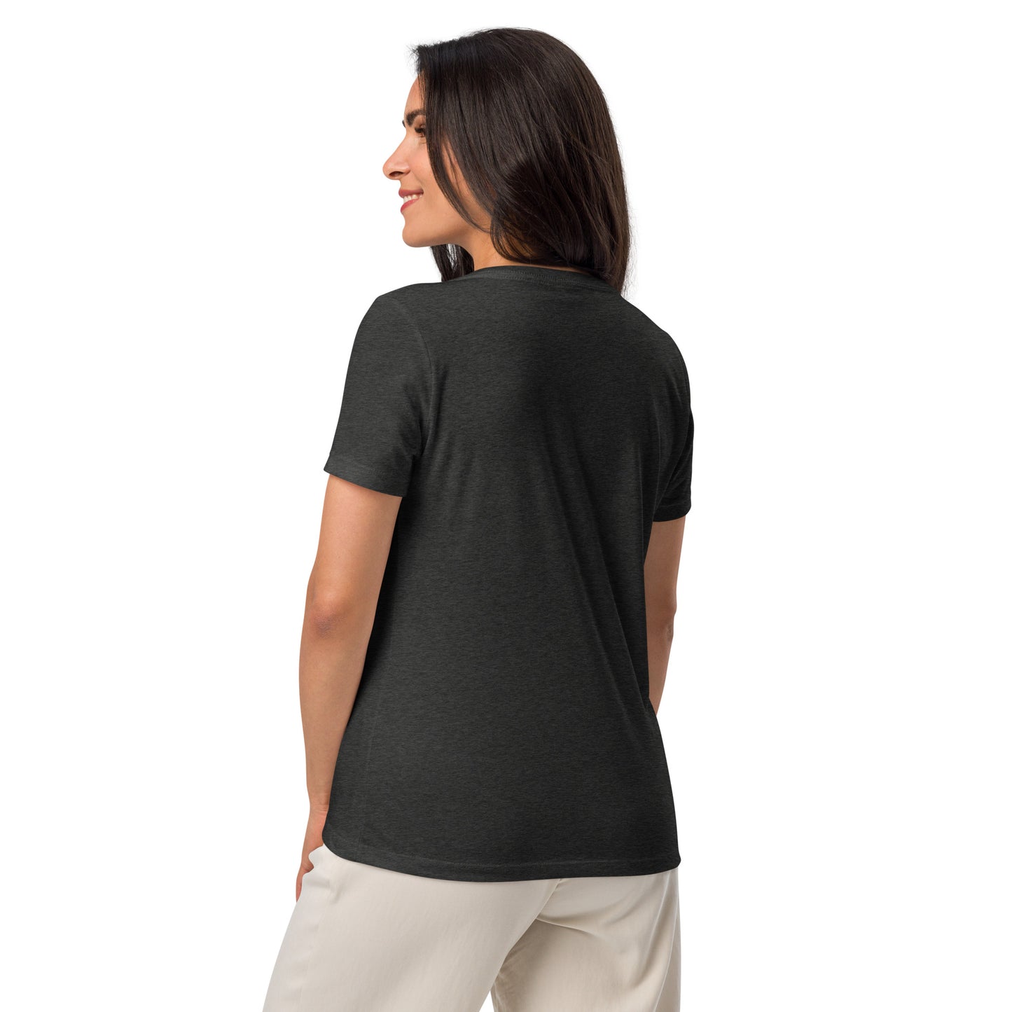 Pumpkin Spice relaxed v-neck t-shirt