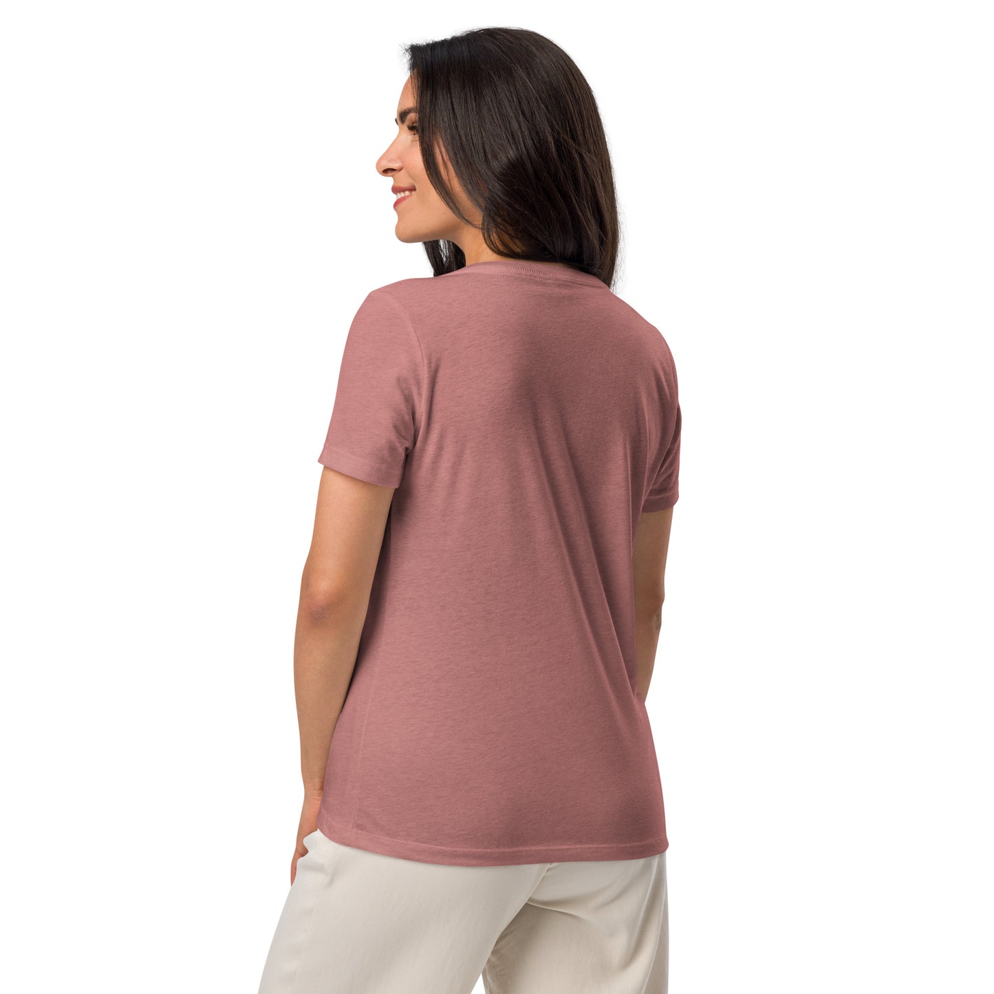 Pumpkin Spice relaxed v-neck t-shirt