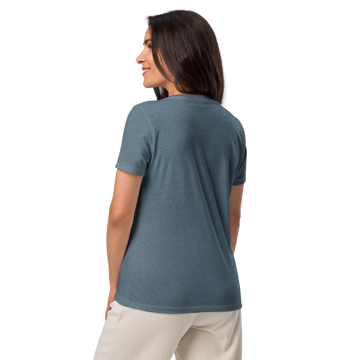 Pumpkin Spice relaxed v-neck t-shirt